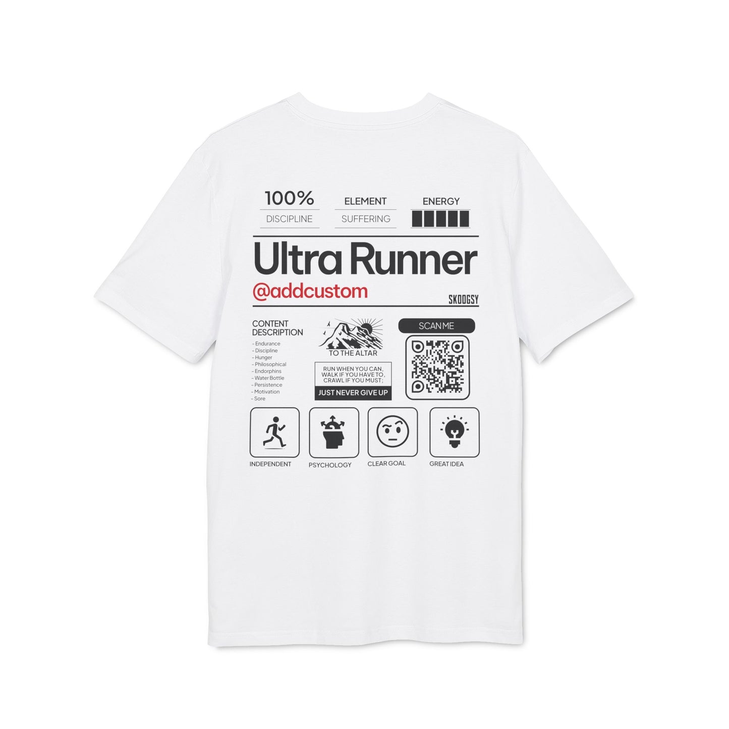 Ultra Runner (Add Custom), Premium T-Shirt