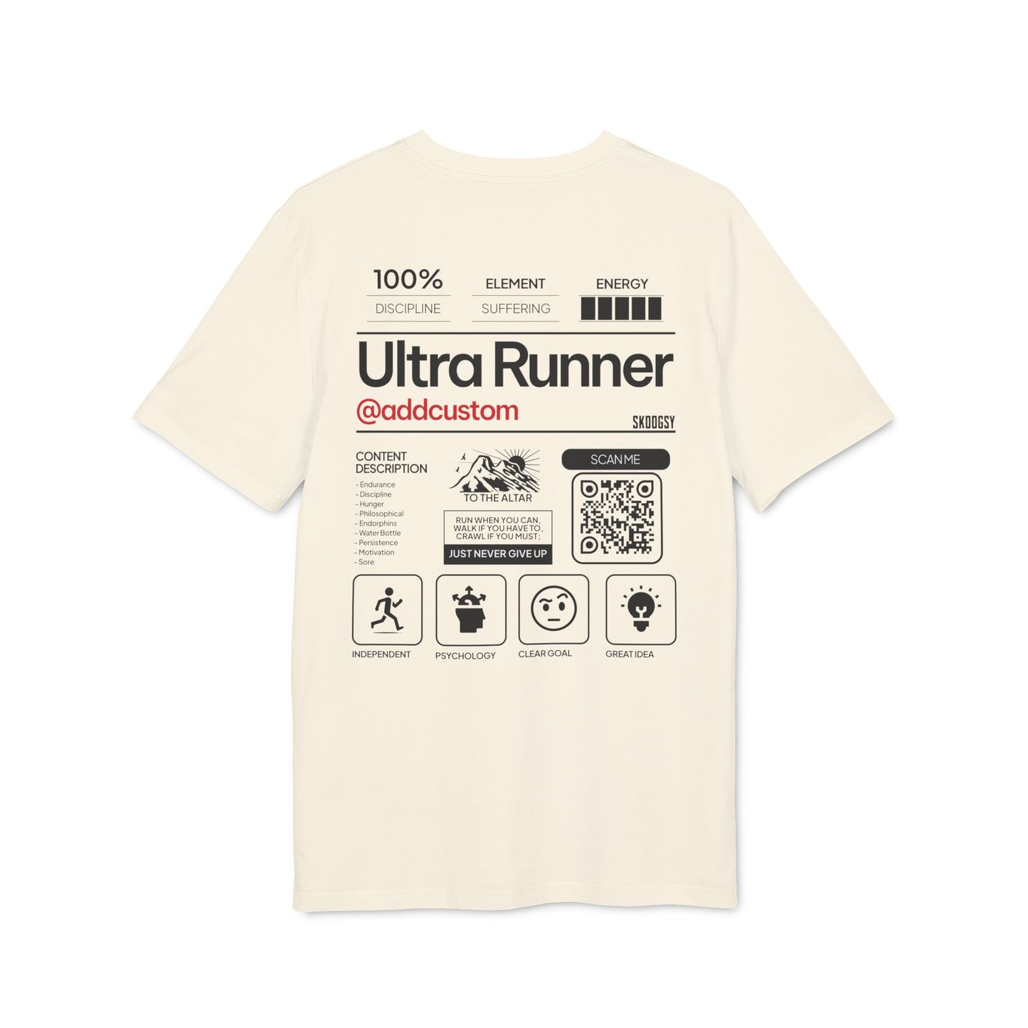 Ultra Runner (Add Custom), Premium T-Shirt