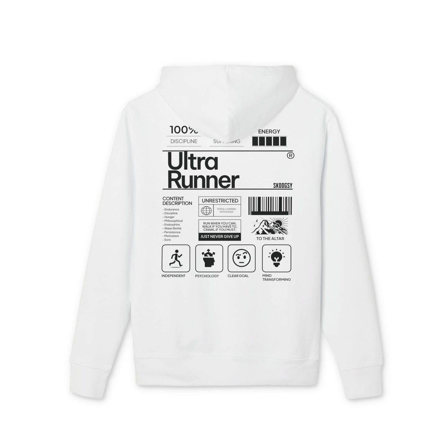Ultra Runner, Premium Hoodie