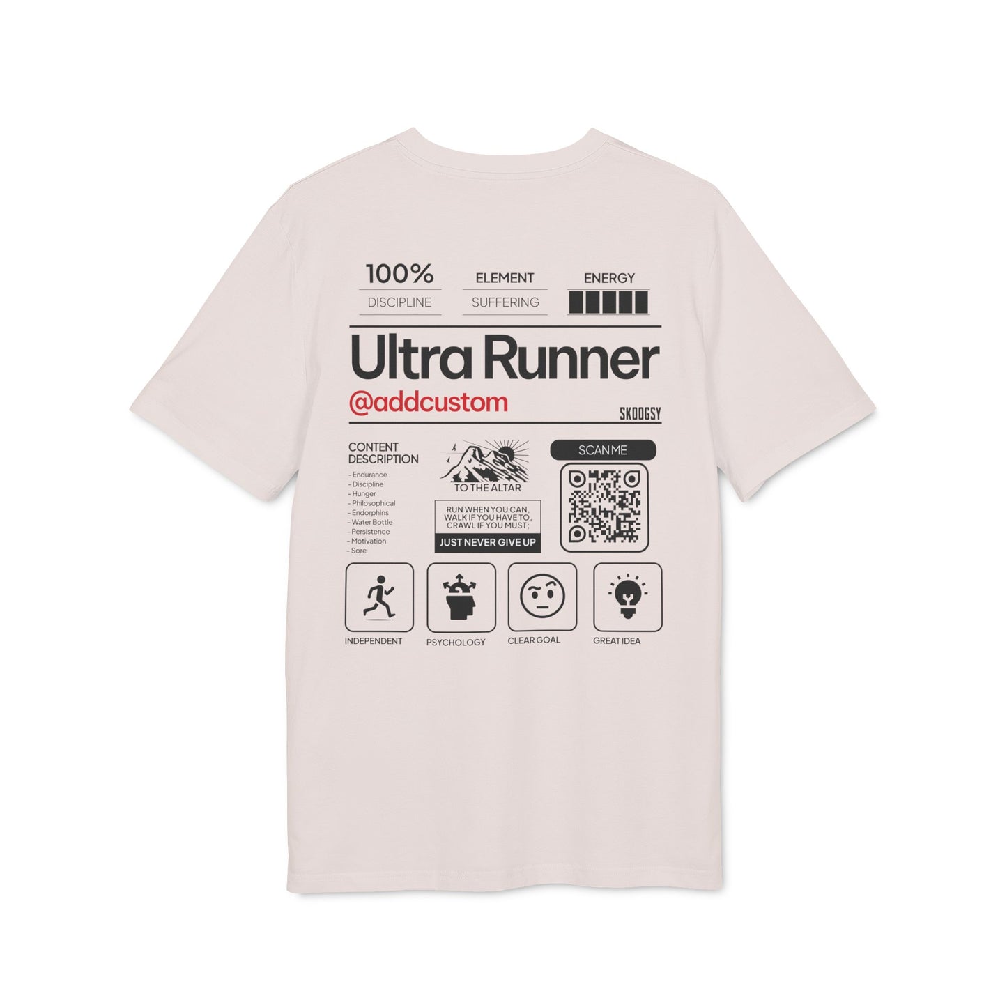 Ultra Runner (Add Custom), Premium T-Shirt