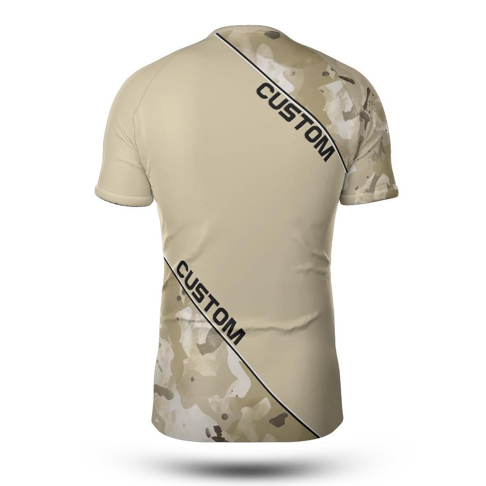 Custom MMA Rashguard Light Camo
