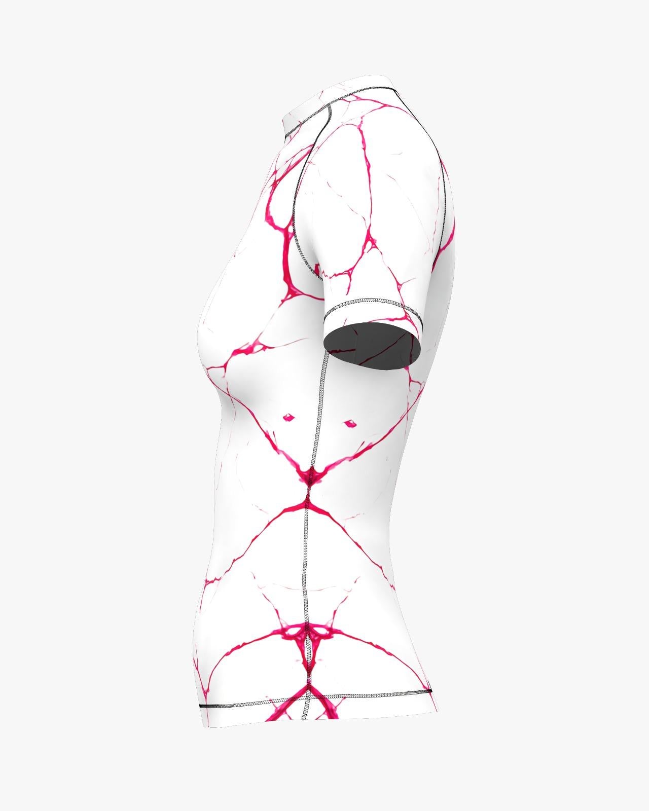 Custom Rashguard - White/Pink