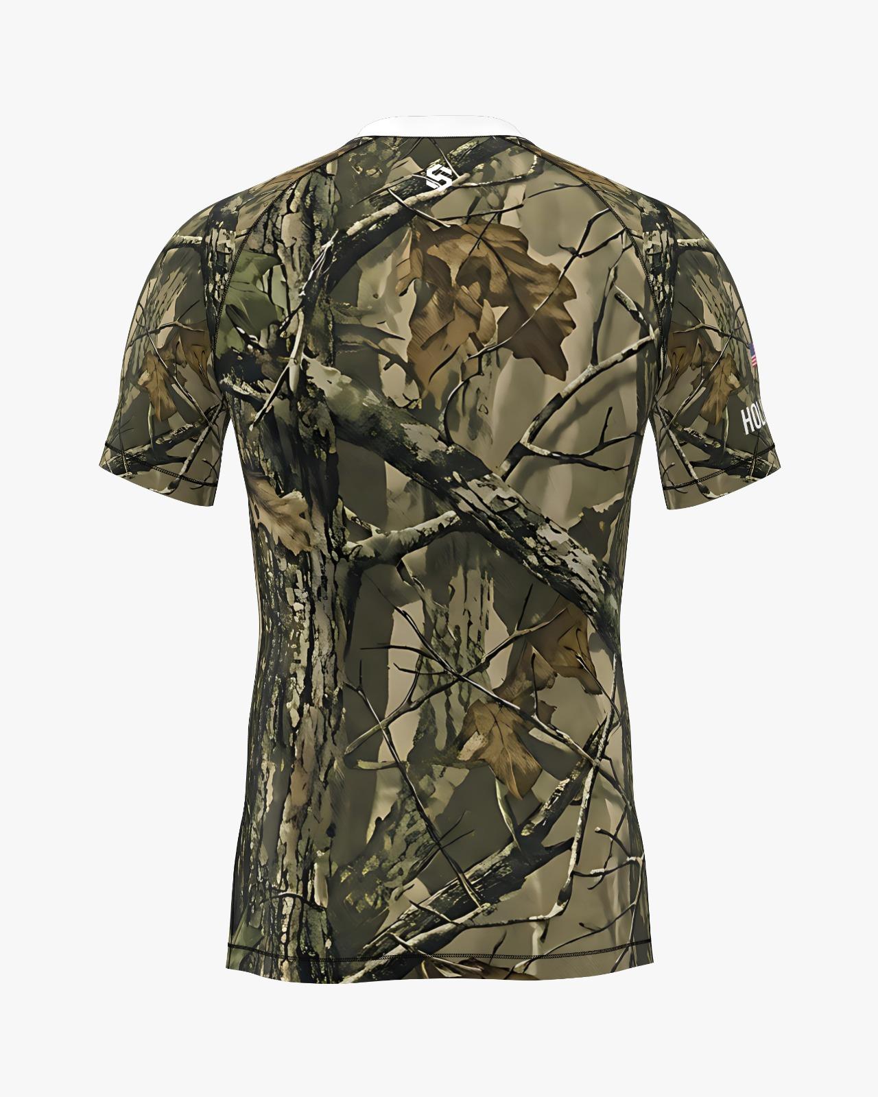 Custom Rashguard - Camo/White