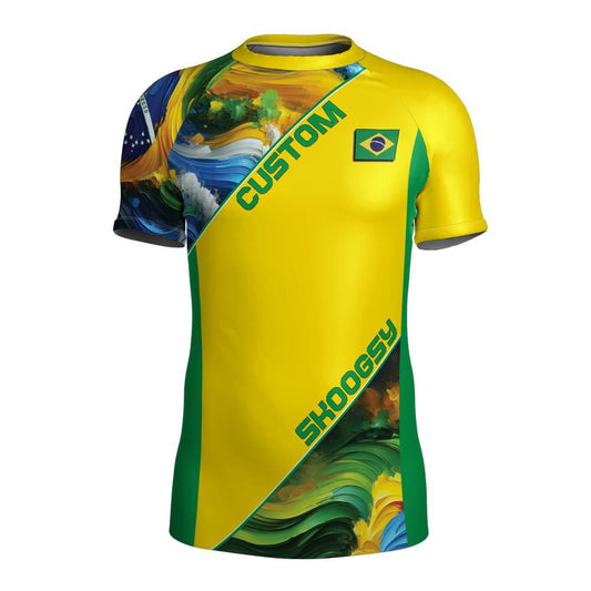 Custom MMA Rashguard - Brazil