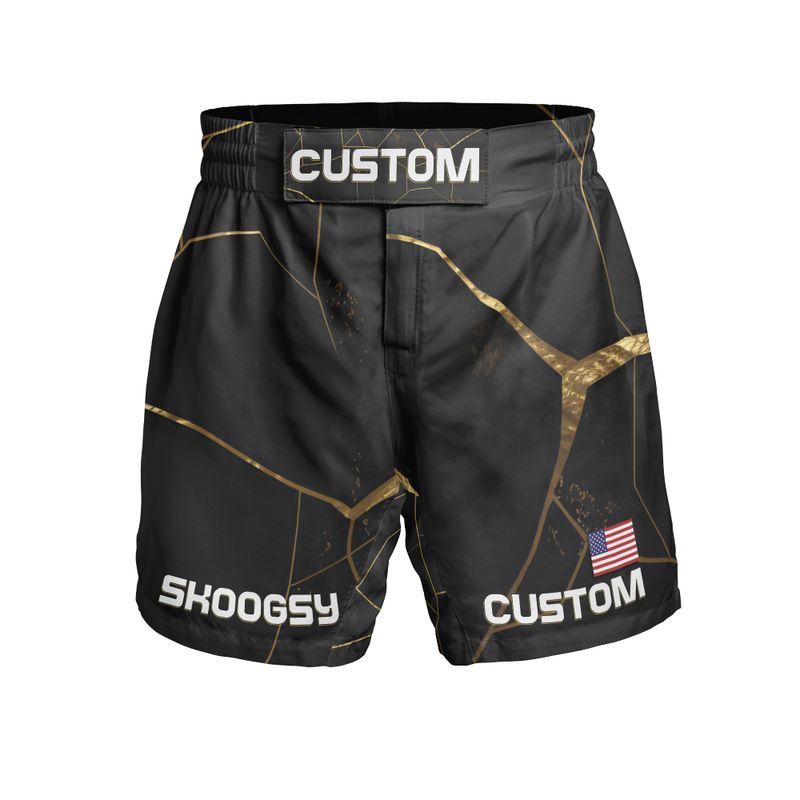 Custom MMA Shorts - Kintsugi
