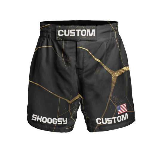 Custom MMA Shorts - Kintsugi