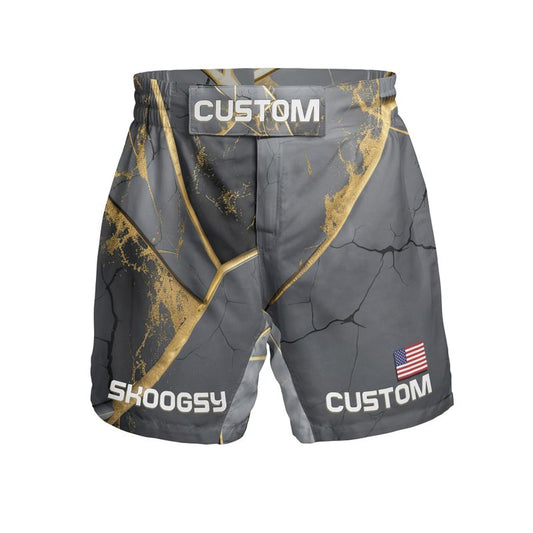Custom MMA Shorts - Kintsugi