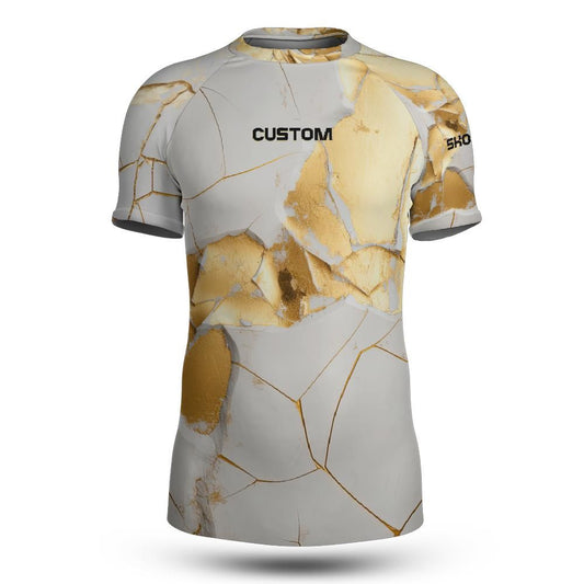 Custom MMA Rashguard - Kintsugi