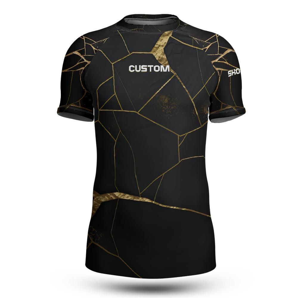 Custom MMA Rashguard - Kintsugi