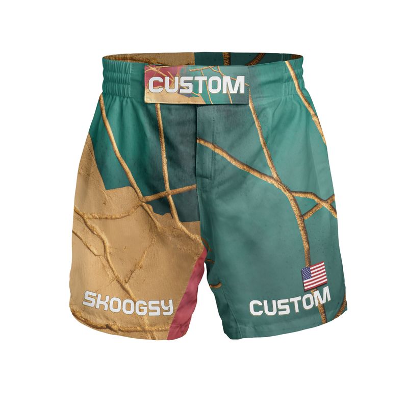 Custom MMA Shorts - Kintsugi