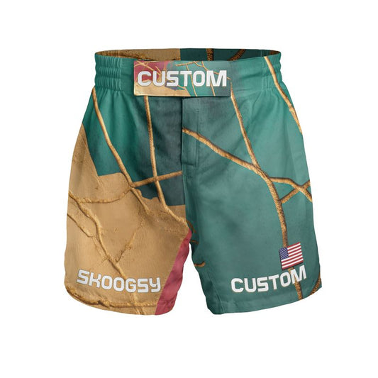 Custom MMA Shorts - Kintsugi