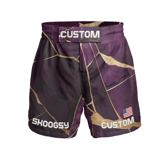 Custom MMA Shorts - Kintsugi