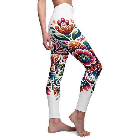 Colorful Lotus Leggings