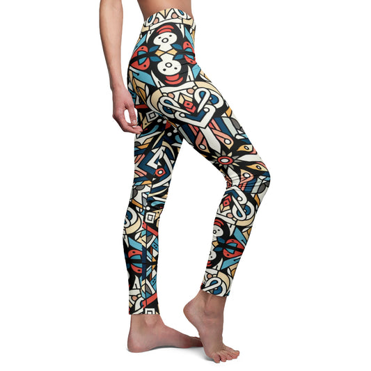 Penguin Carousel Leggings