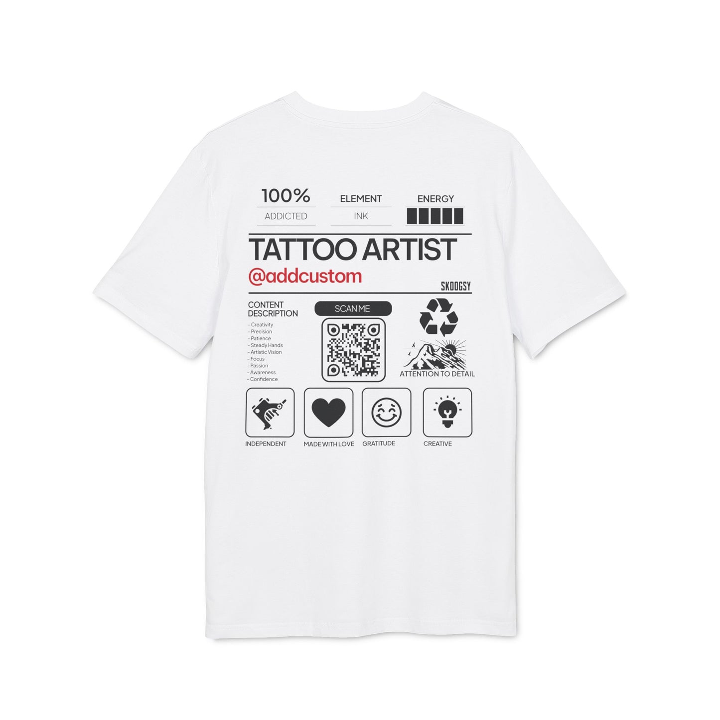 Tattoo Artist (Add Custom), Premium T-Shirt