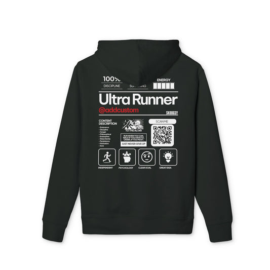 Ultra Runner (Add Custom), Premium Hoodie