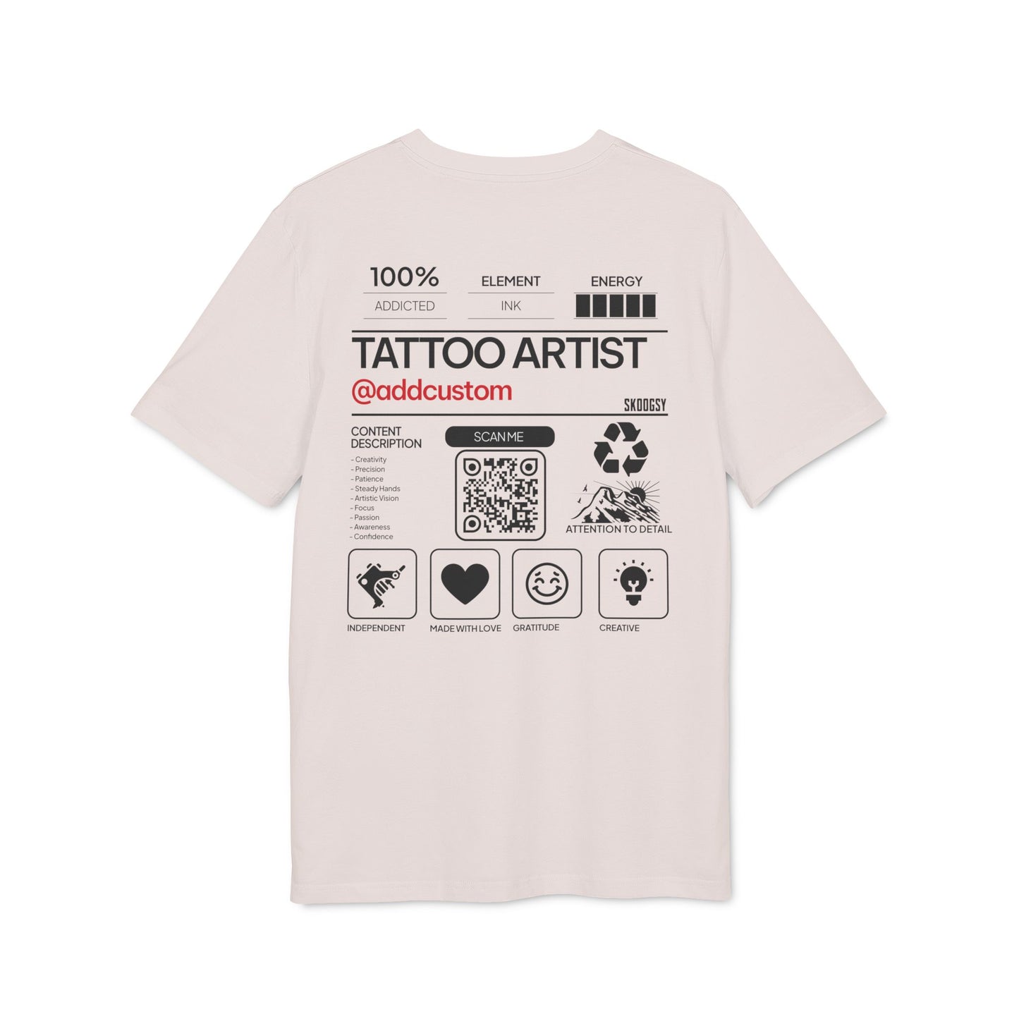 Tattoo Artist (Add Custom), Premium T-Shirt