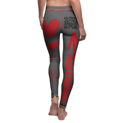 Customizable Red Marker Leggings