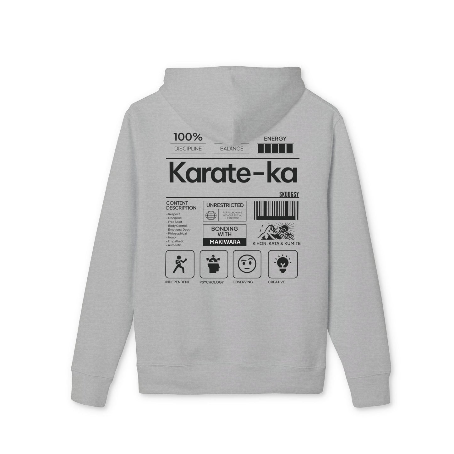 Karate, Premium Hoodie