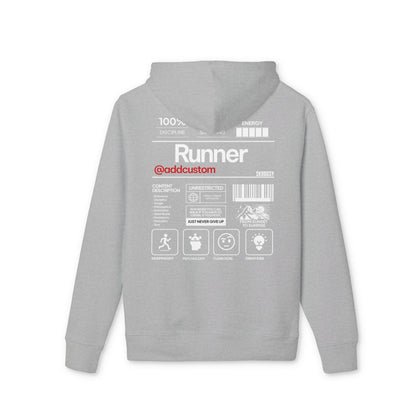 Runner (Add Custom), Premium Hoodie