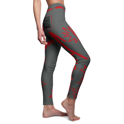 Customizable Red Marker Leggings