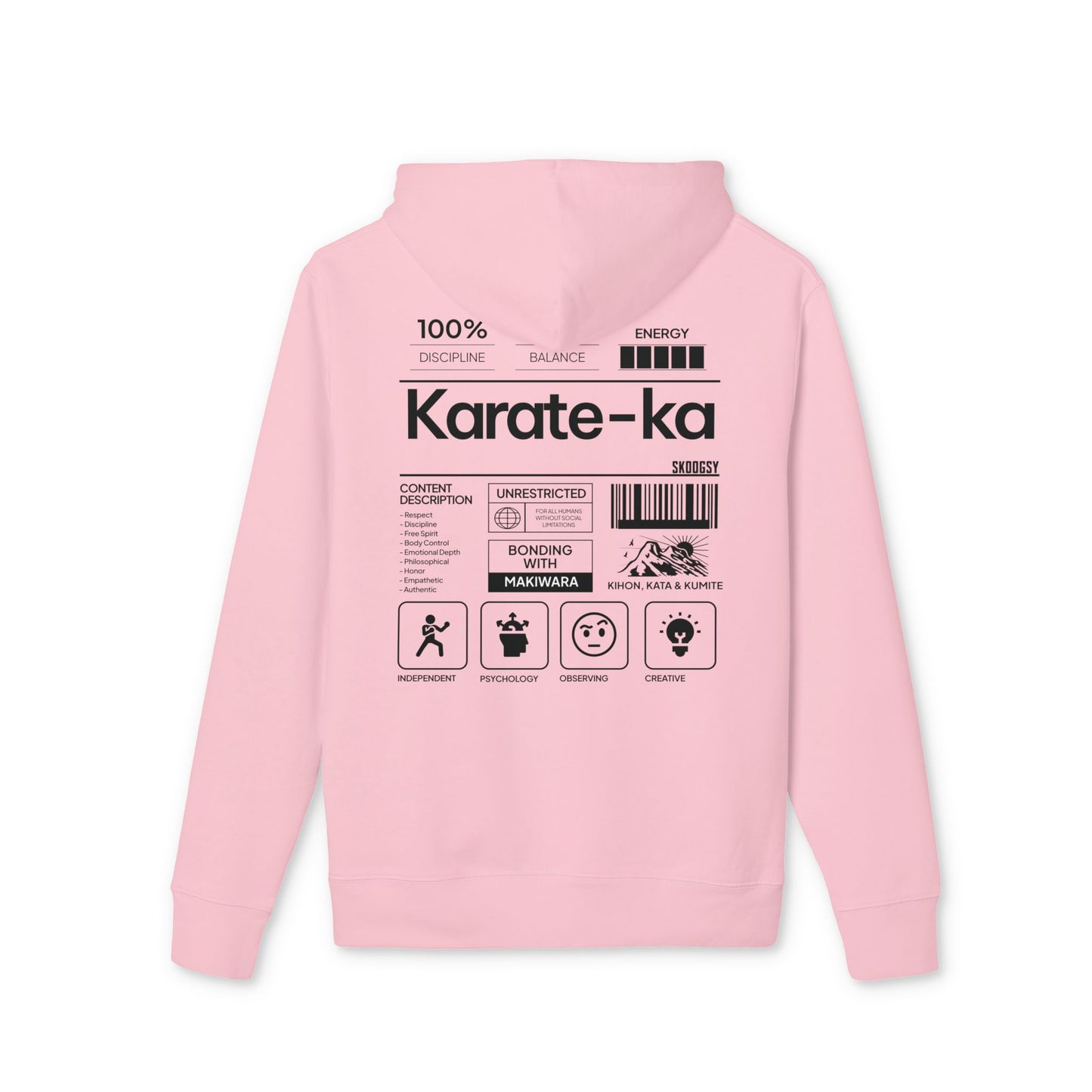 Karate, Premium Hoodie