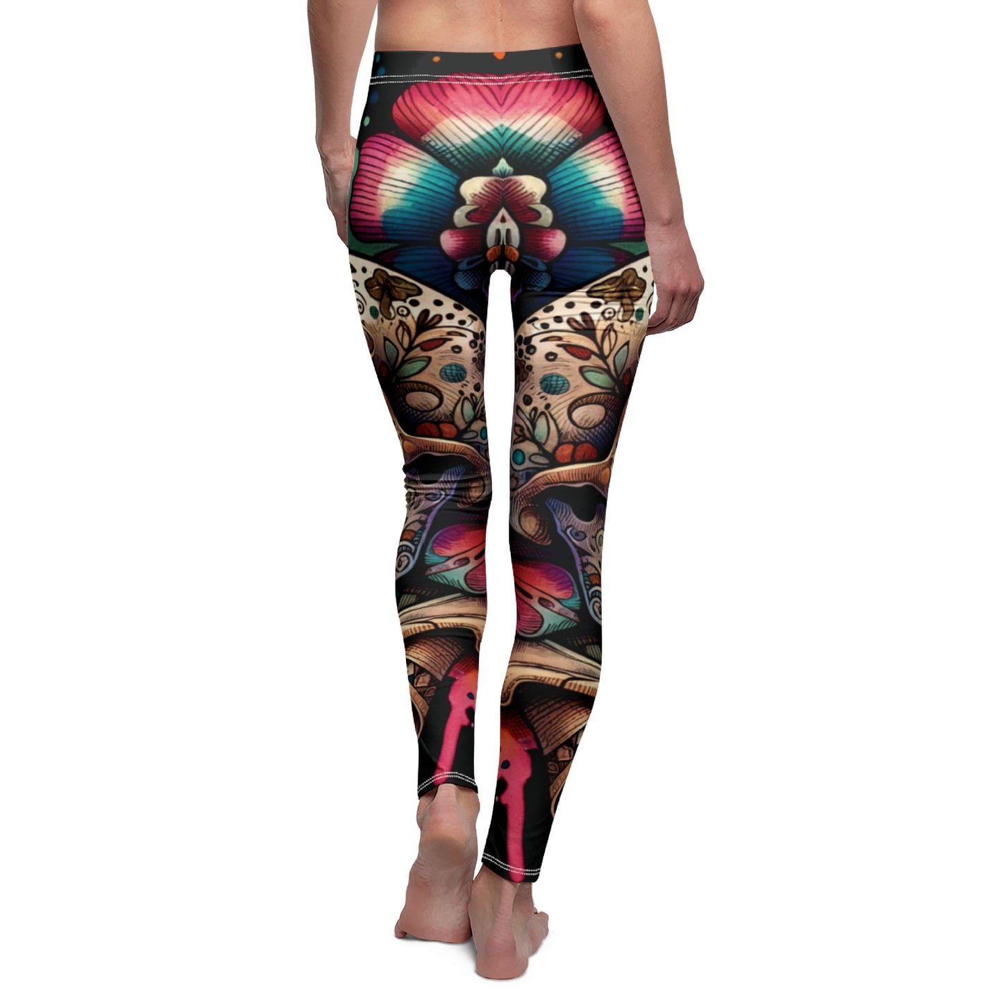 Star Sugar Skull Leggings