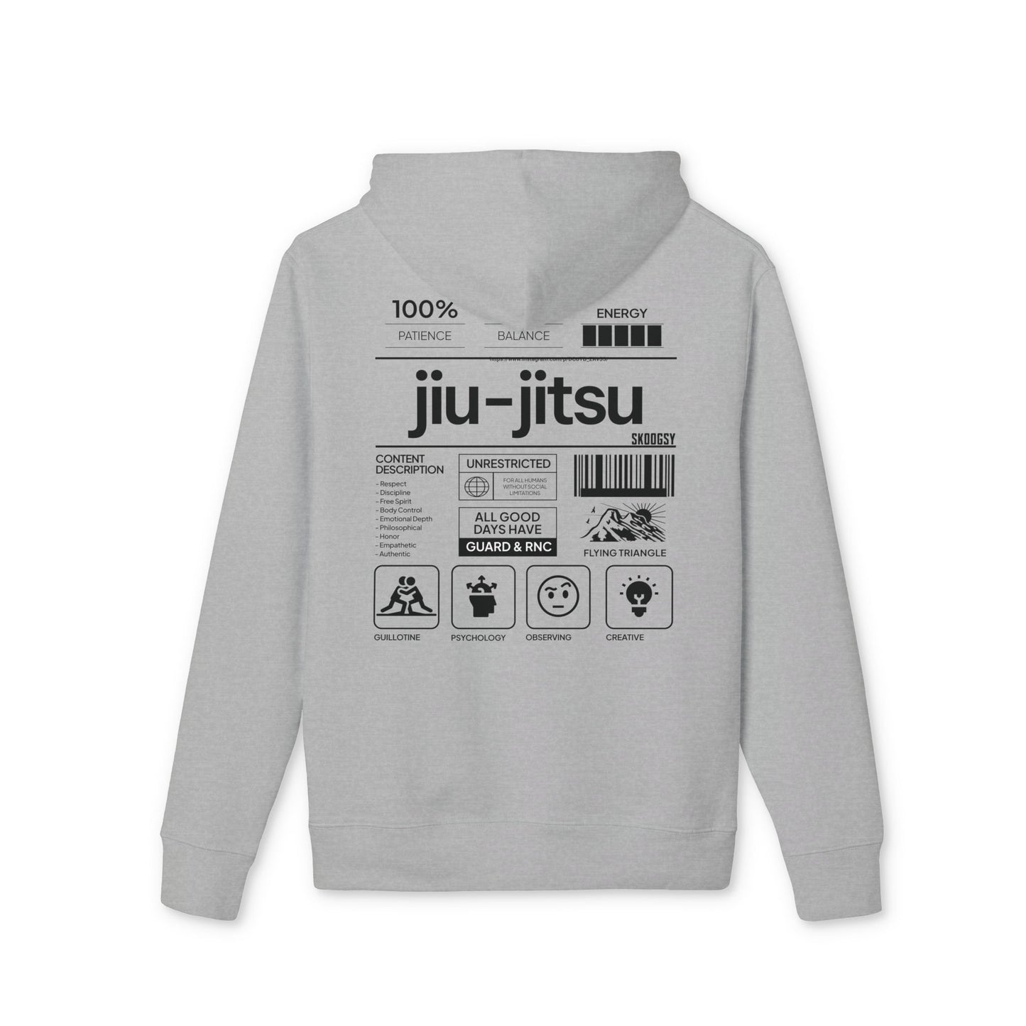 Jiu-Jitsu, Premium Hoodie