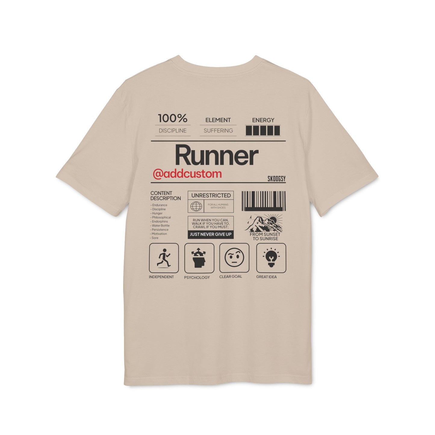 Runner (Add Custom), Premium T-Shirt