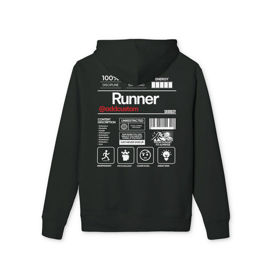 Runner (Add Custom), Premium Hoodie