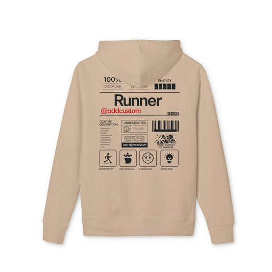 Runner (Add Custom), Premium Hoodie