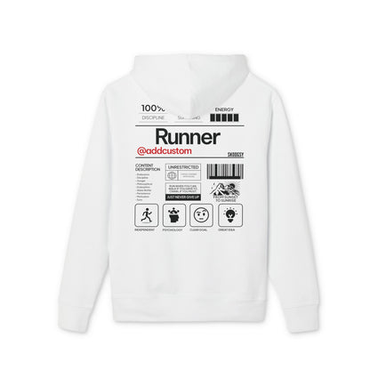 Runner (Add Custom), Premium Hoodie