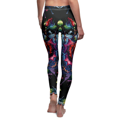 Red Rose Leggings