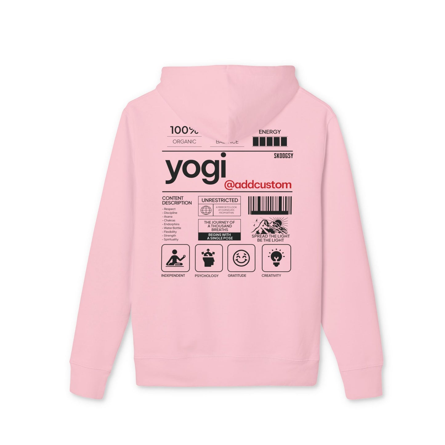 Yogi (Add Custom), Premium Hoodie