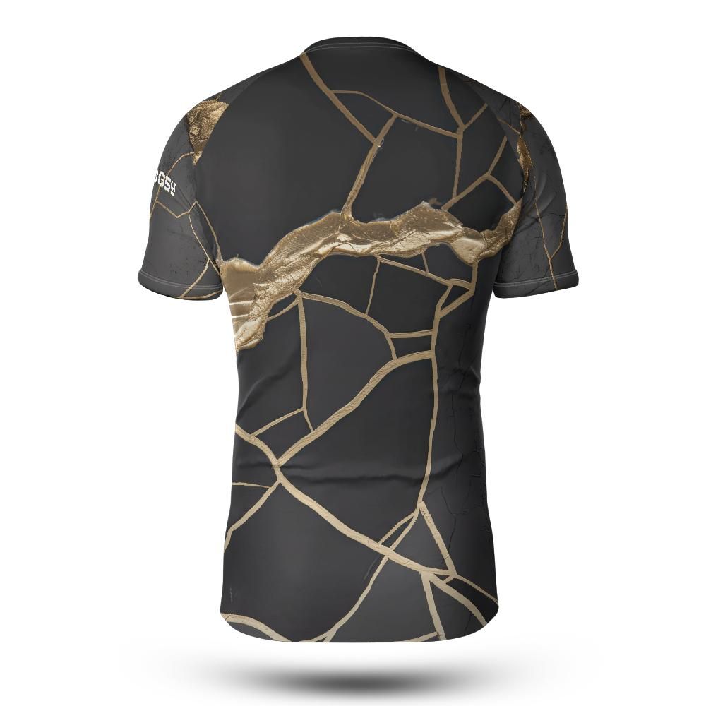 Fighter Kintsugi Short Sleeve Rashguard (Customizable)