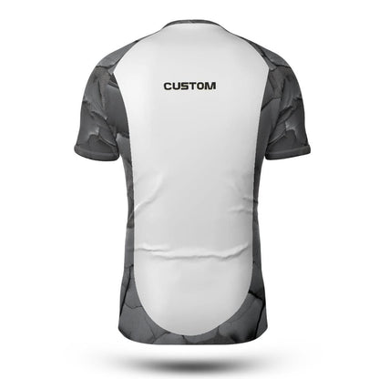 Gray Cracks Rashguard (Customizable)