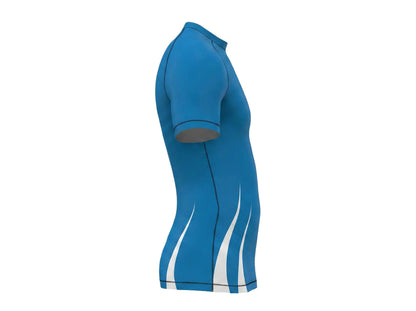 Custom Rashguard - Blue/White