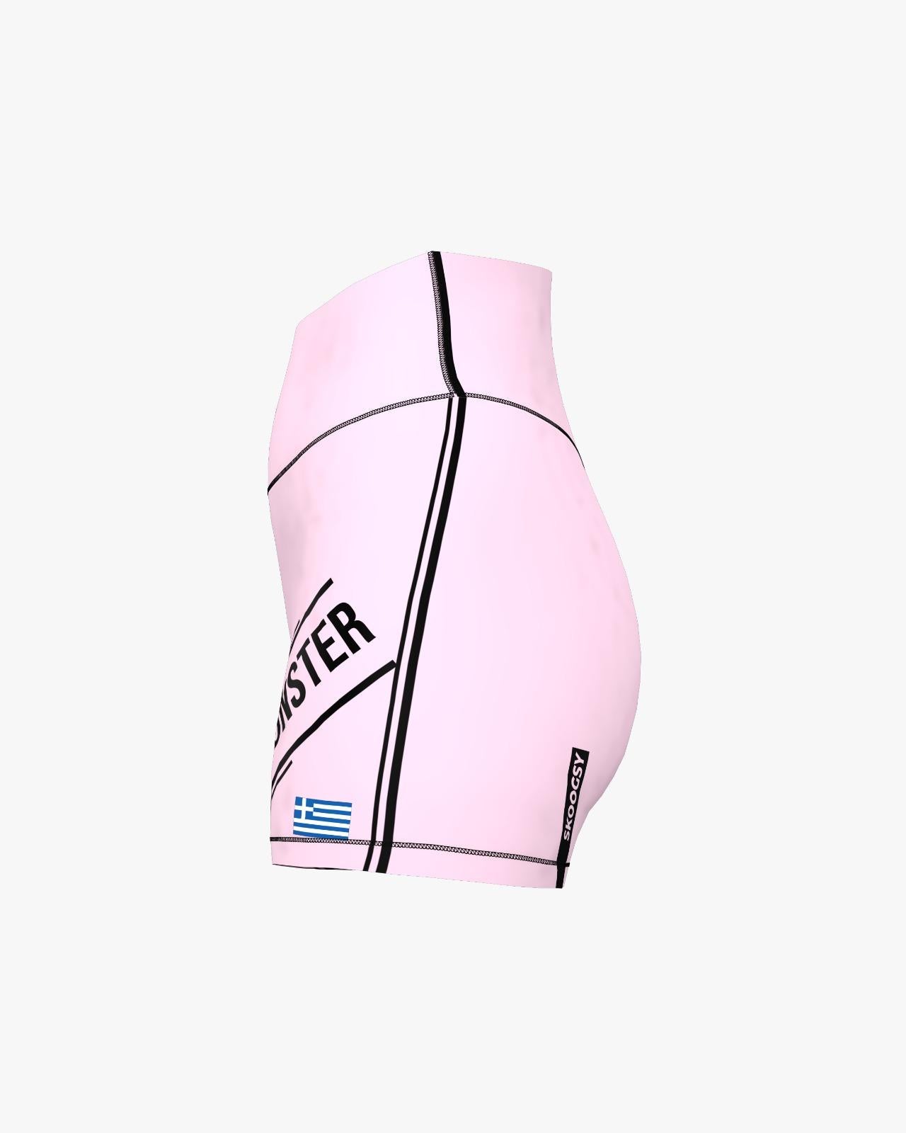 Custom Compression Shorts - Light Pink/Black (Female)
