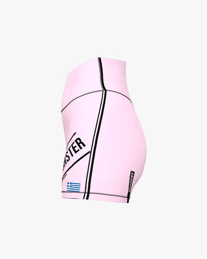 Custom Compression Shorts - Light Pink/Black (Female)