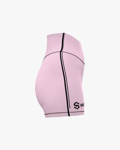 Custom Compression Shorts - Light Pink/Black (Female)