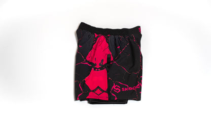 Custom Gladiator Shorts - Black/Pink