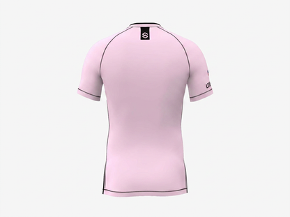 Custom Rashguard - Light Pink/Black