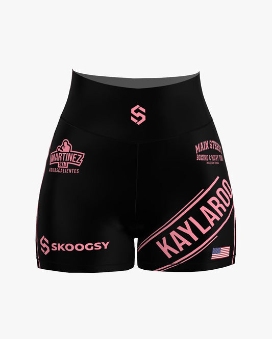 Custom Compression Shorts - Black/Pink