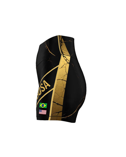 Custom Compression Shorts - Black/Gold (Female)