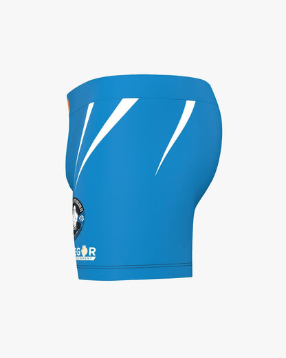 Custom Compression Shorts - Blue/White (Male)