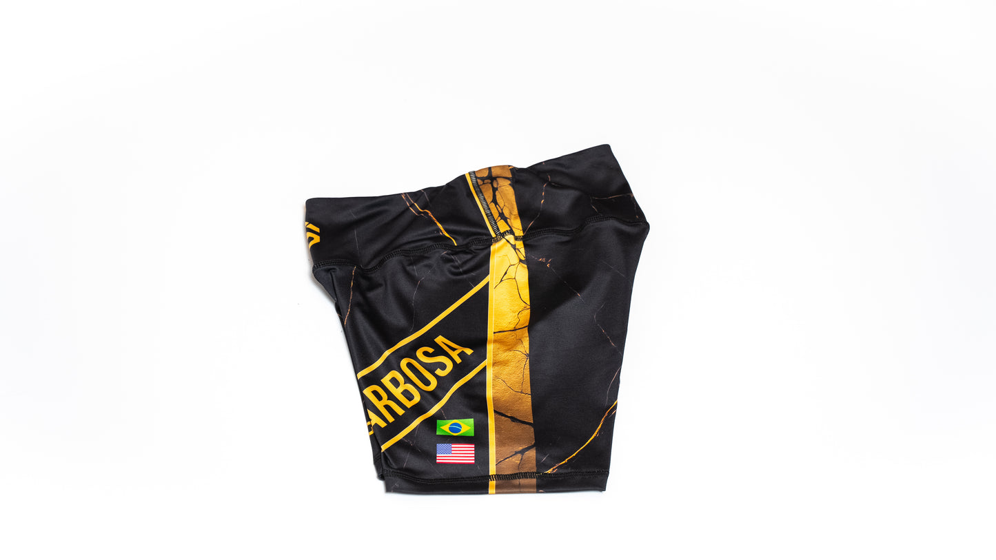 Custom Compression Shorts - Black/Gold (Female)