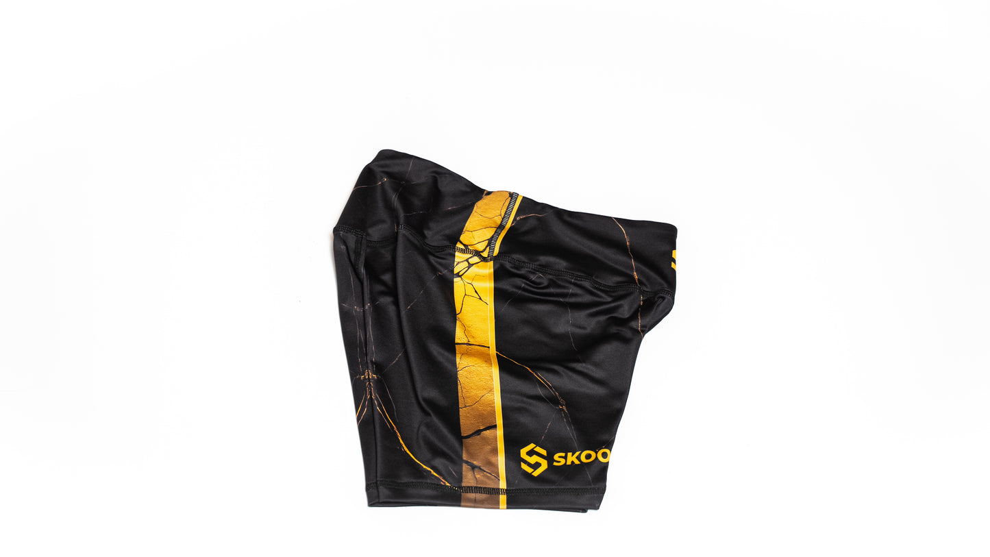 Custom Compression Shorts - Black/Gold (Female)