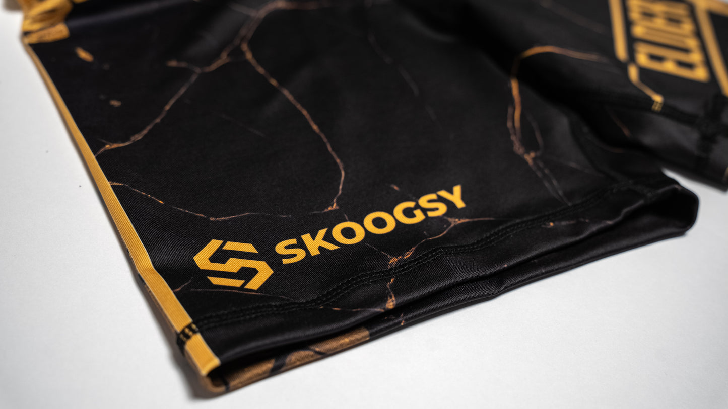 Custom Compression Shorts - Black/Gold (Male)