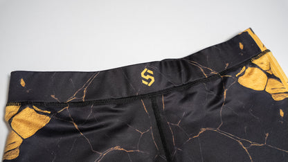 Custom Compression Shorts - Black/Gold (Male)