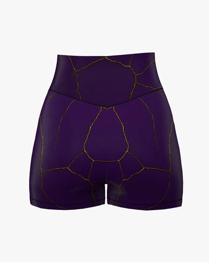 Custom Compression Shorts - Purple/Gold (Female)